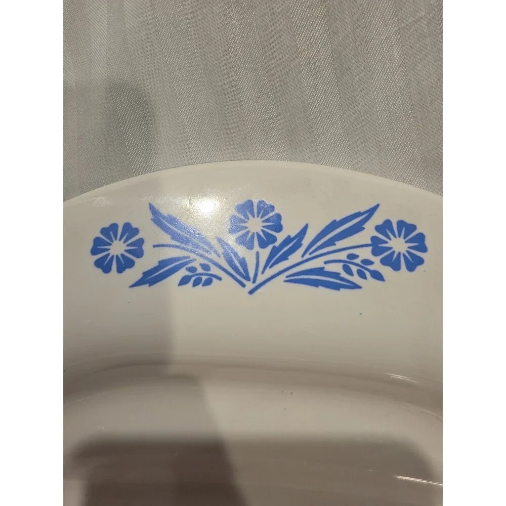 Vintage Corning Ware Blue Cornflower Roasting Platter Dish-Pan P-19 Meat Tray